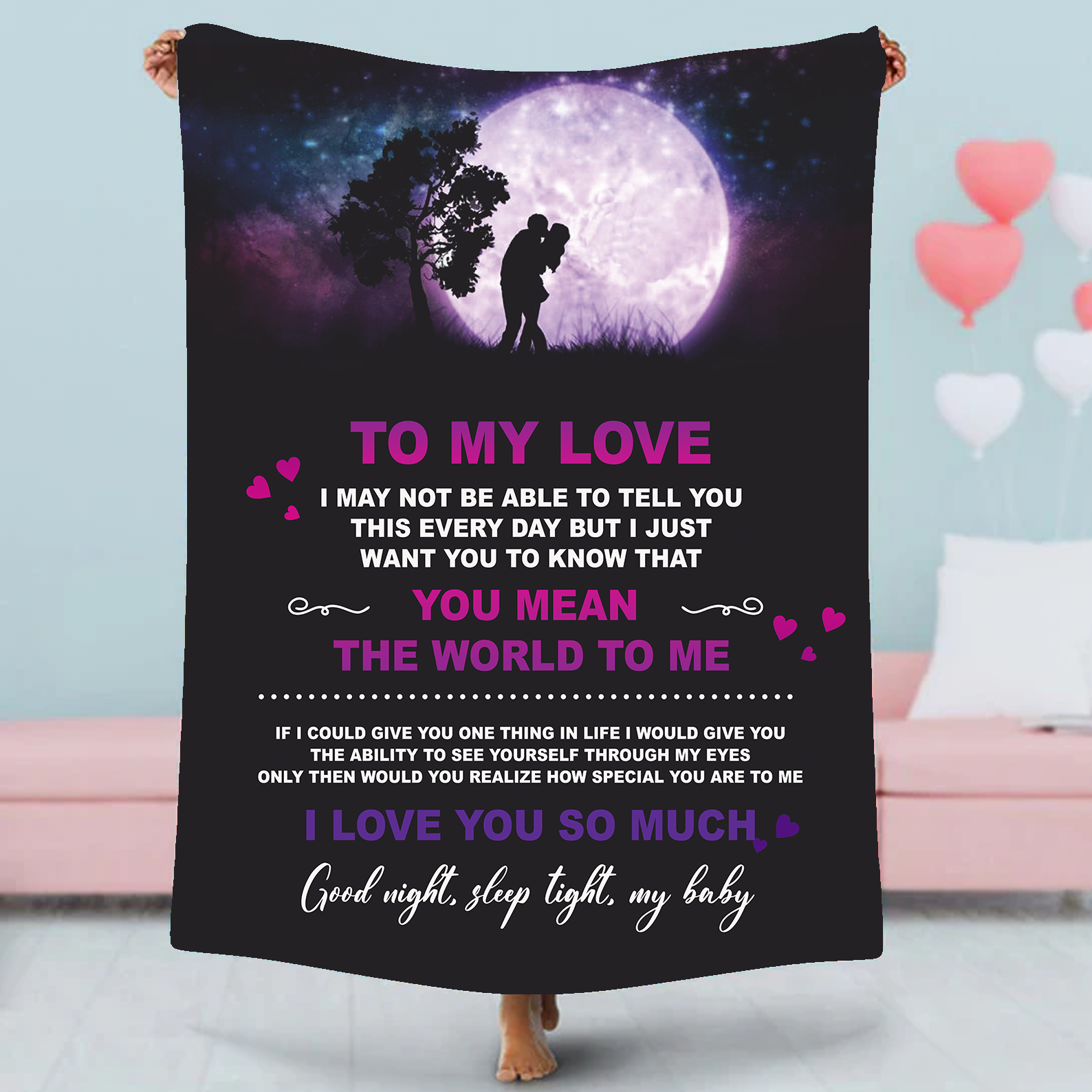 Blanket "My love"