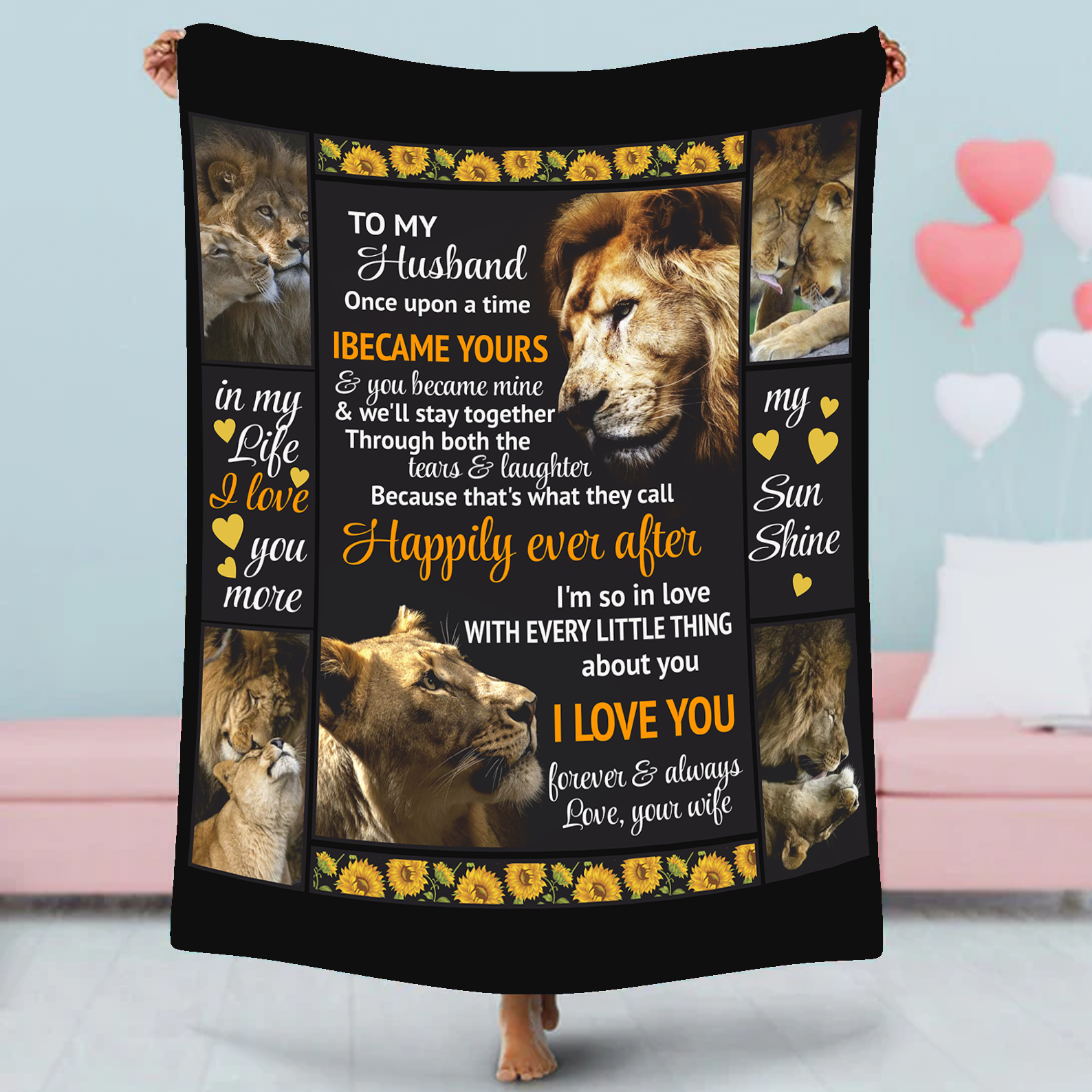 Blanket "For Husband"