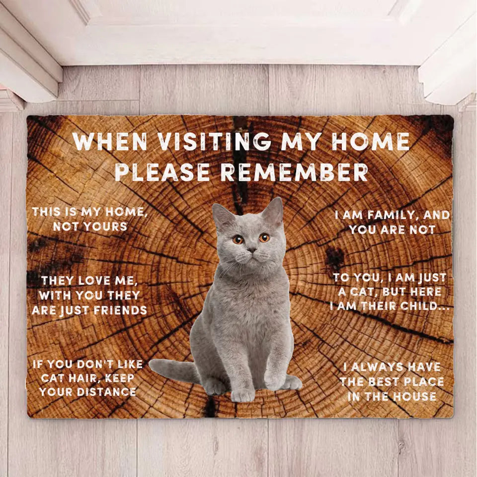 When Visiting My Home Please Remember