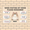 When Visiting My Home Please Remember