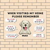 When Visiting My Home Please Remember