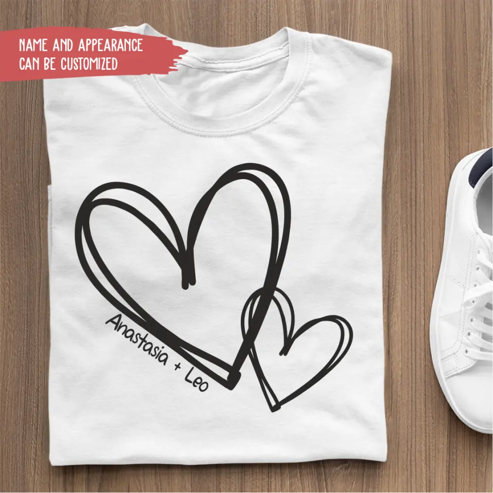 T-Shirt - In Love Hearts