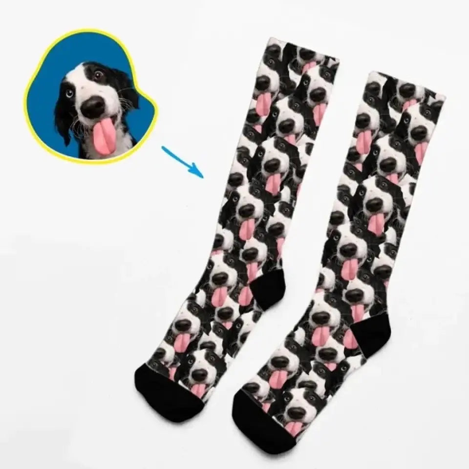 Four Paws - Socks With A Dog Portrait