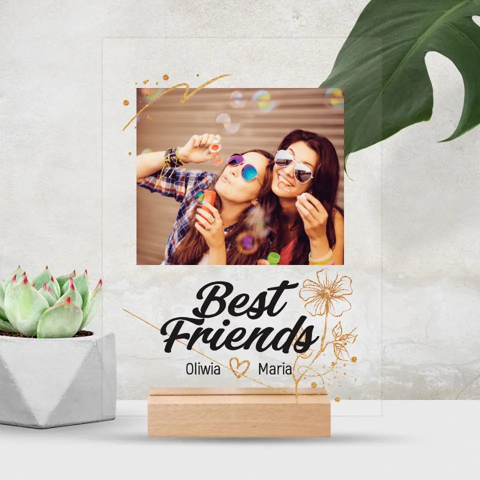 Best Friends - T-Shirt With Your Own Photo