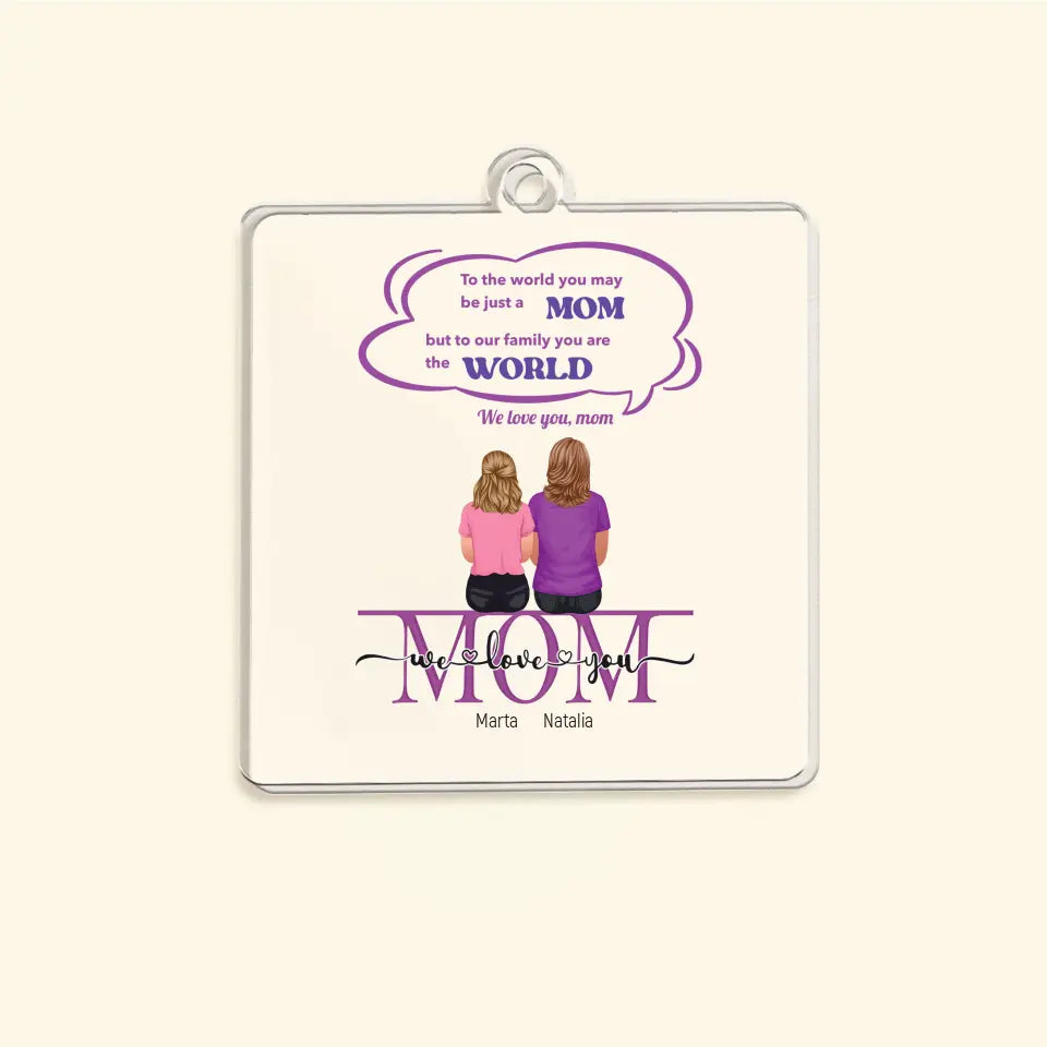 Acrylic Glass - Personalized Gift For Mother's Day