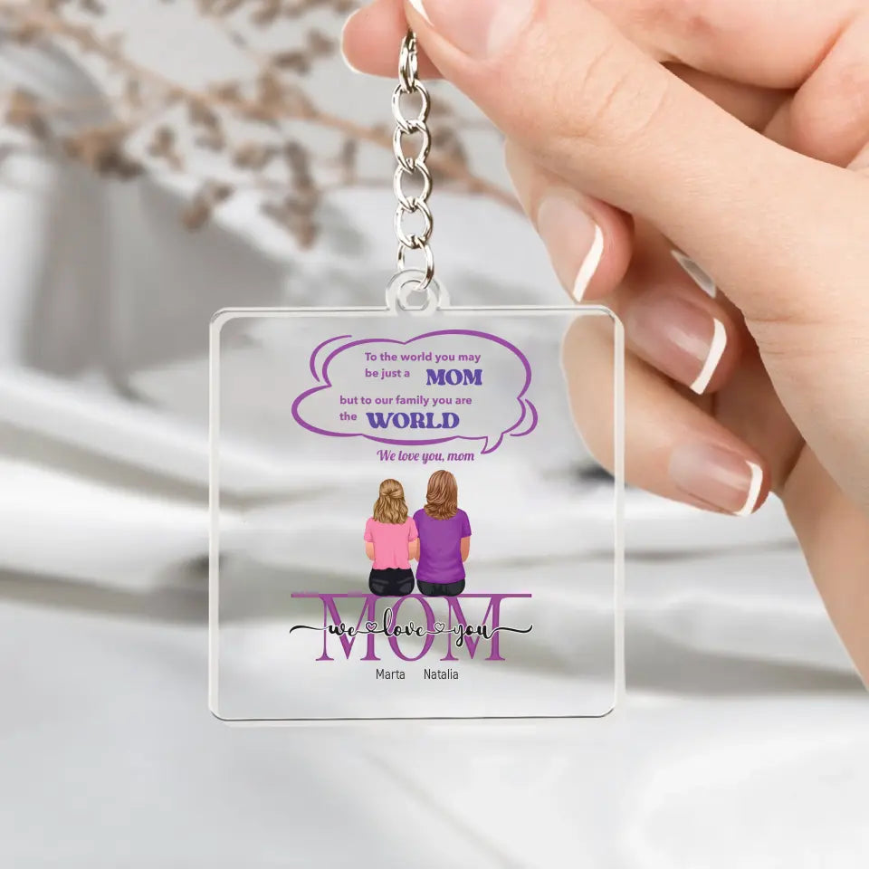 Acrylic Glass - Personalized Gift For Mother's Day