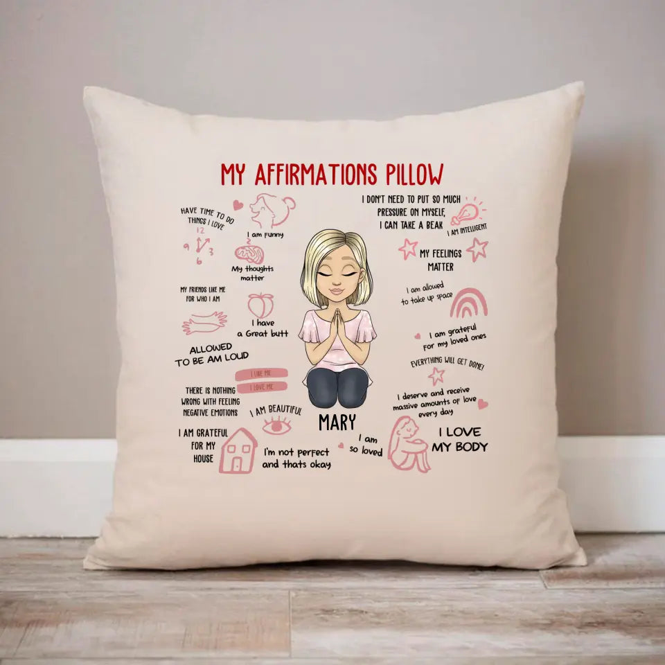 MY AFFIRMATIONS PILLOW