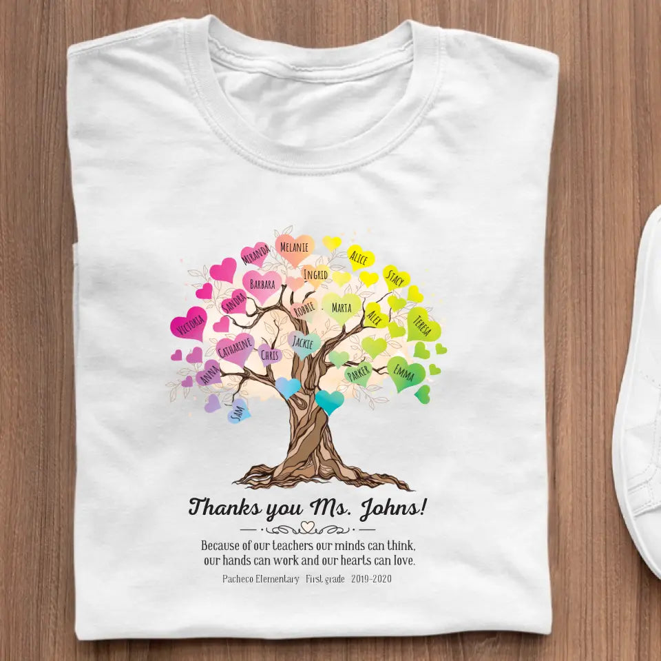 Personalized Gift For Teacher's Day - T-Shirt