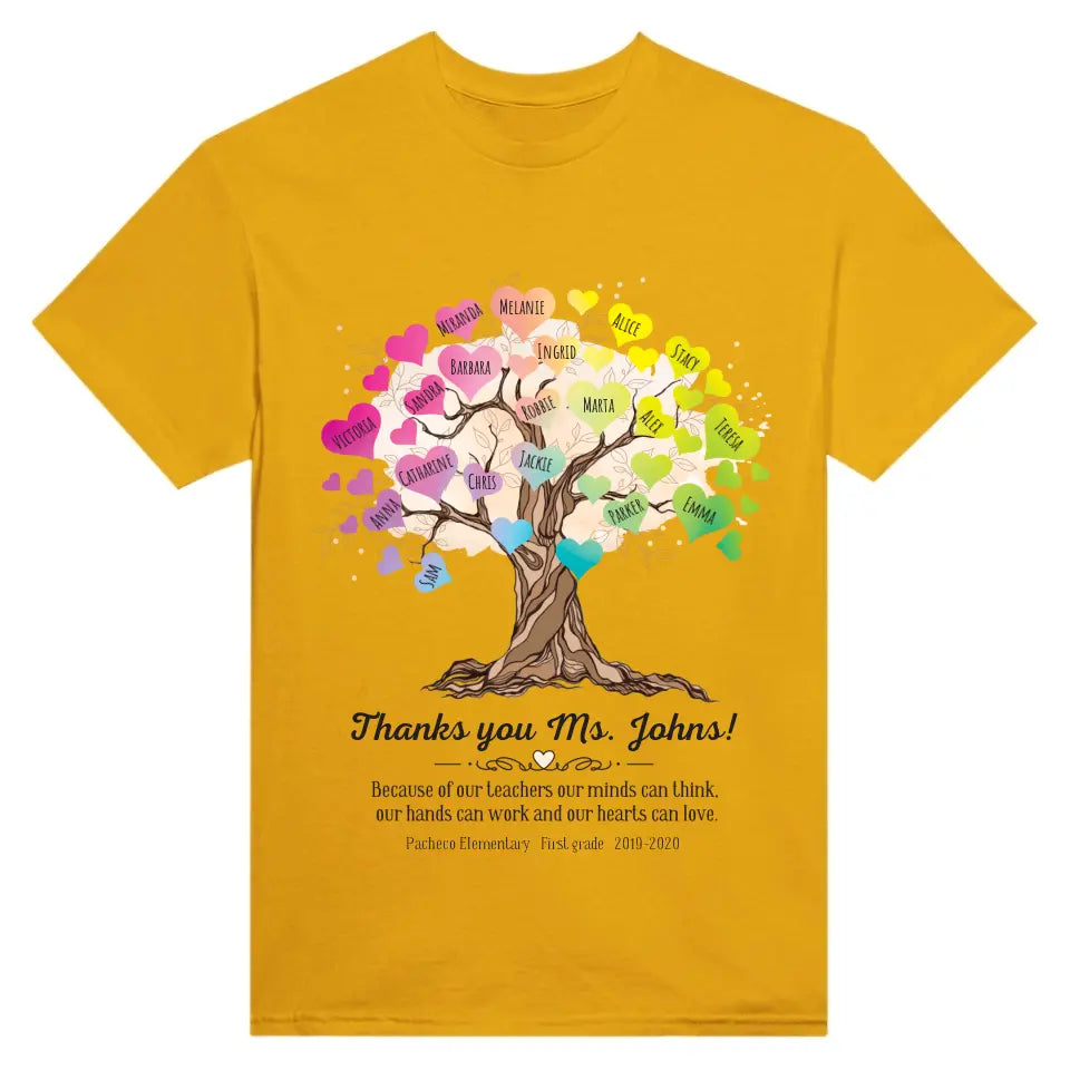 Personalized Gift For Teacher's Day - T-Shirt