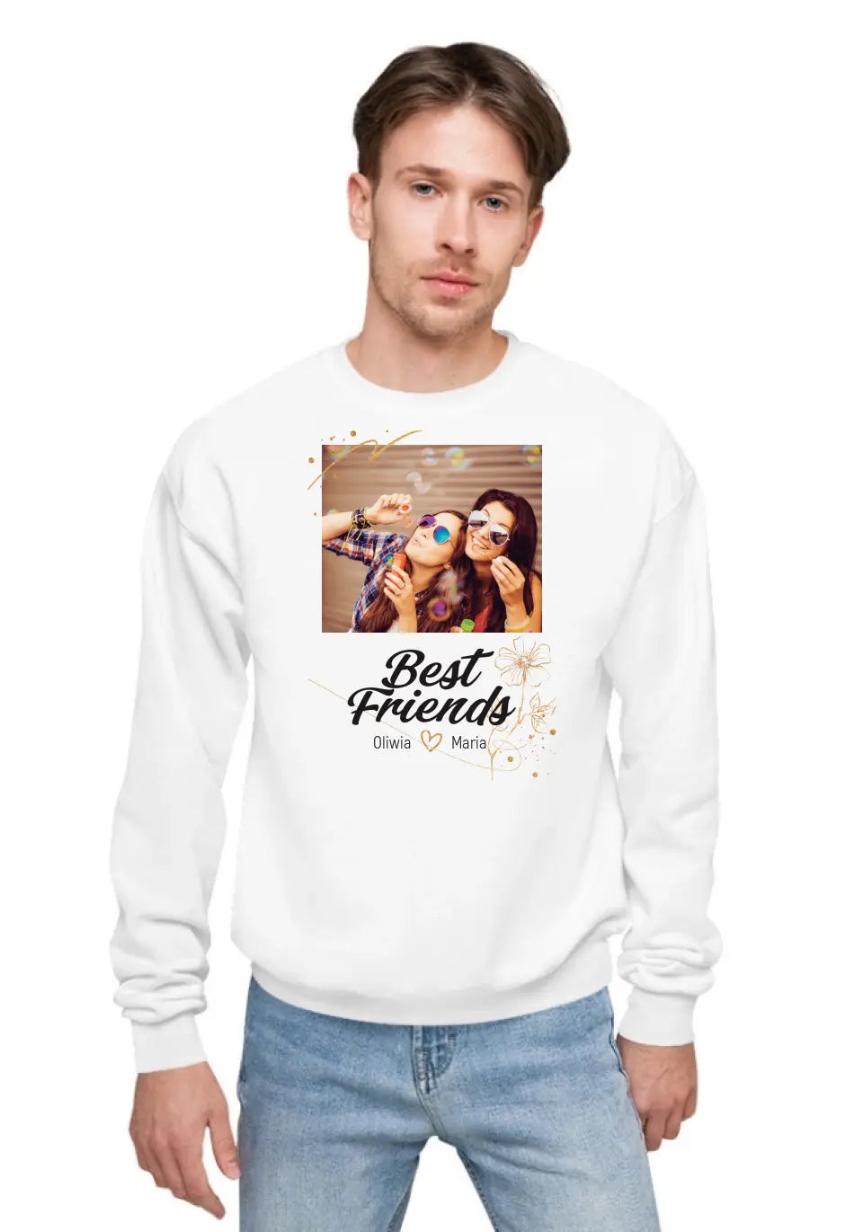 Best Friends - T-Shirt With Your Own Photo