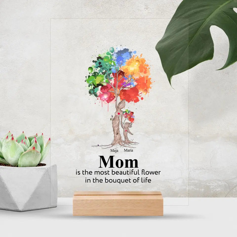 Mom Is The Most Beautiful Flower In The Bouquet Of Life