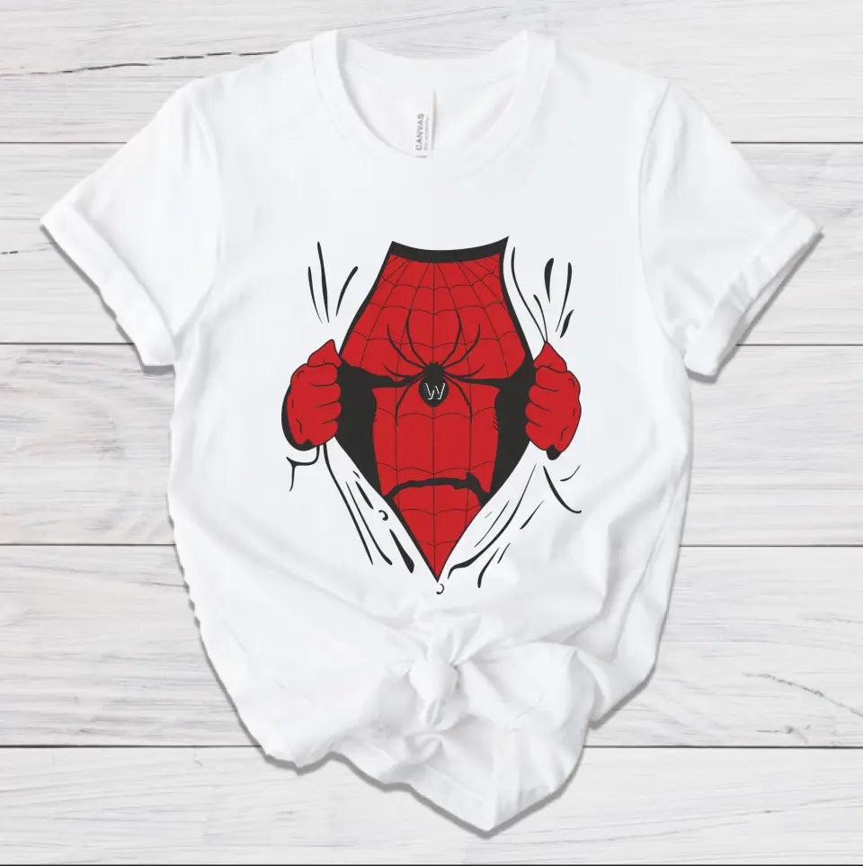 Kid's Spider Defender In Shirt