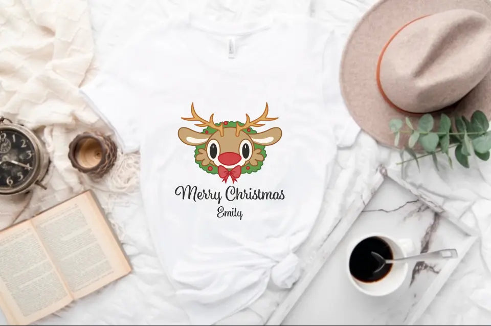 Merry Christmas With Deer