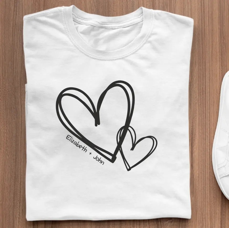 T-Shirt - In Love Hearts