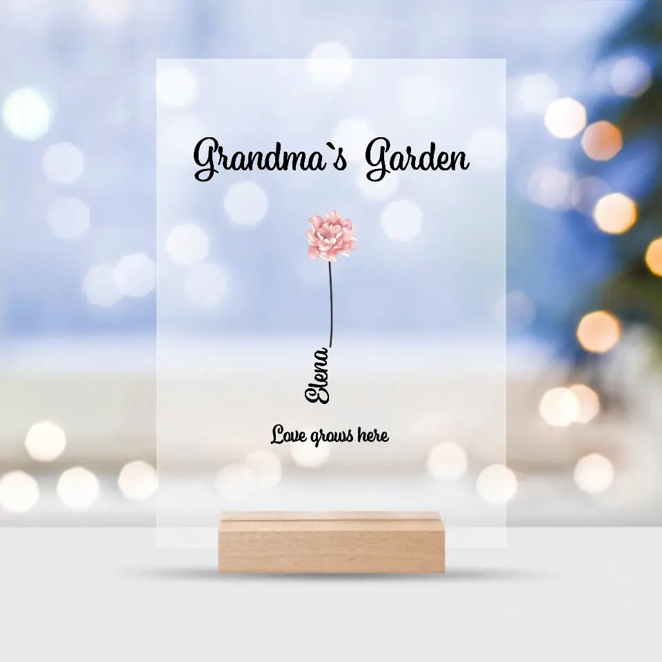 For Grandma - Grandma`s Garden