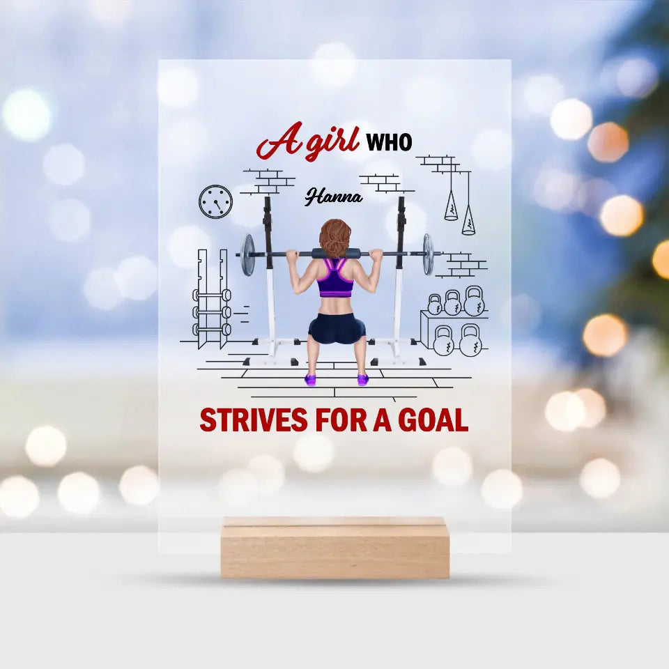 A Girl Who Strives For A Goal