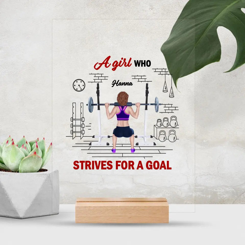 A Girl Who Strives For A Goal