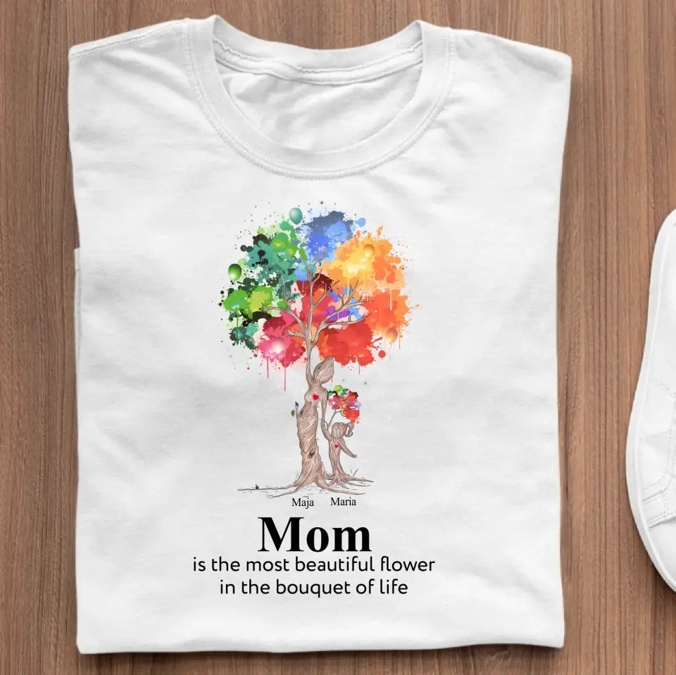 Mom Is The Most Beautiful Flower In The Bouquet Of Life