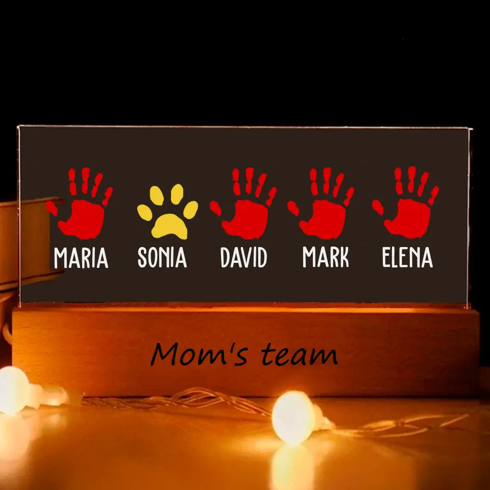 Acrylic glass - Mom's Team