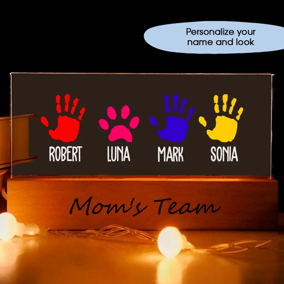 Acrylic glass - Mom's Team