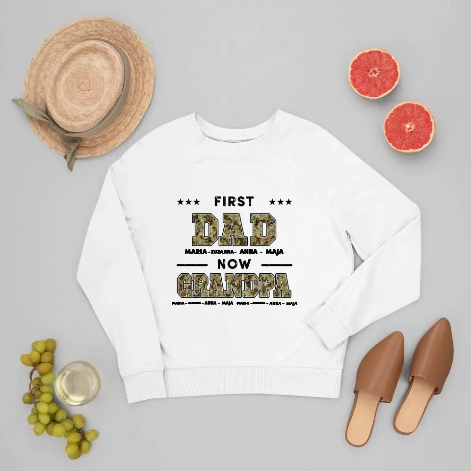 T-Shirt - First Dad Now Grandpa