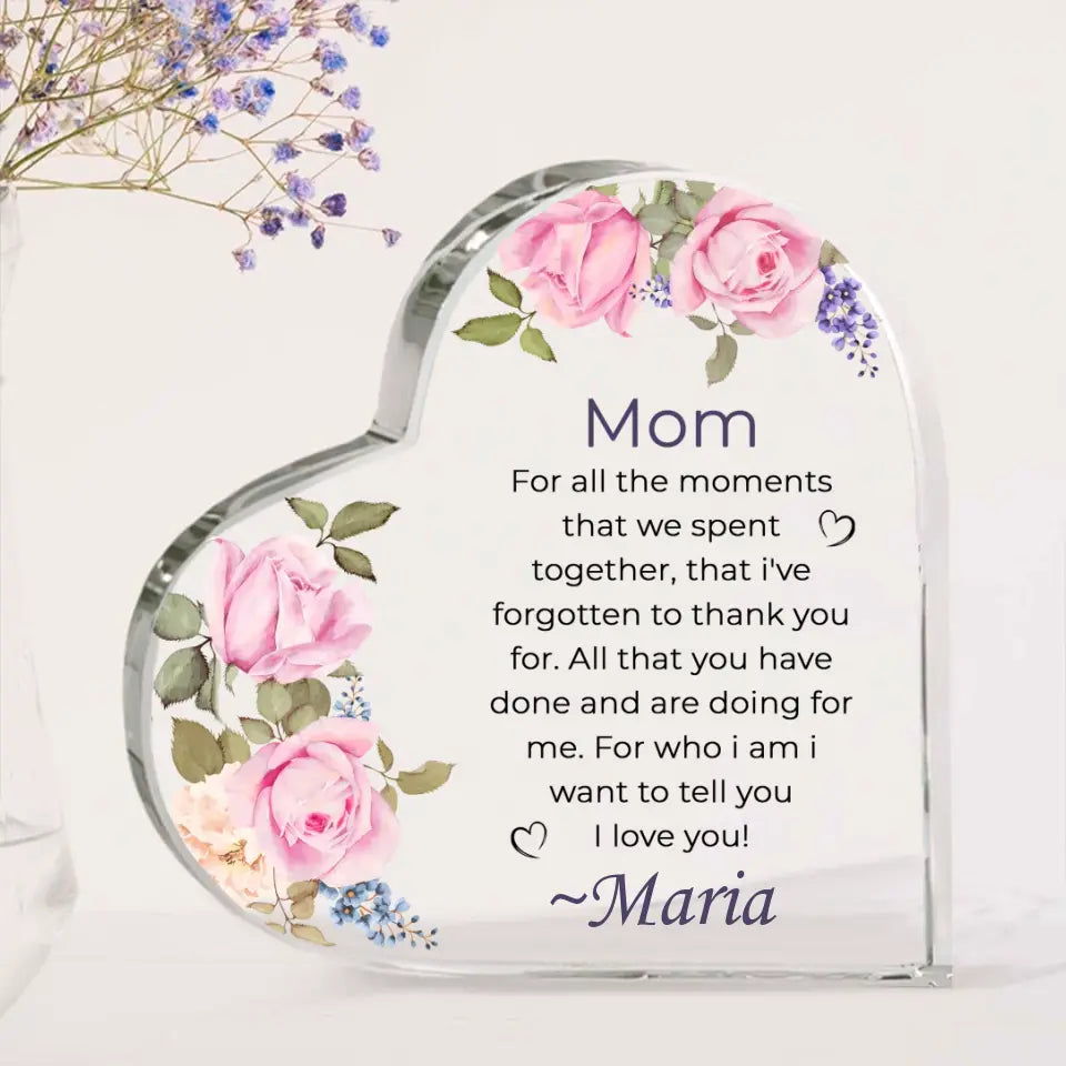 Acrylic glass - For Mom