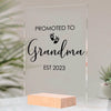 Acrylic glass -  Promoted To Grandma