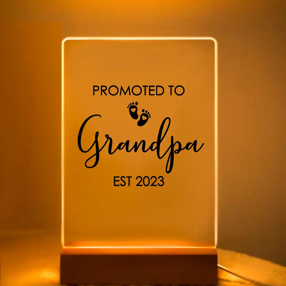 Pillow Case - Promoted To Grandpa