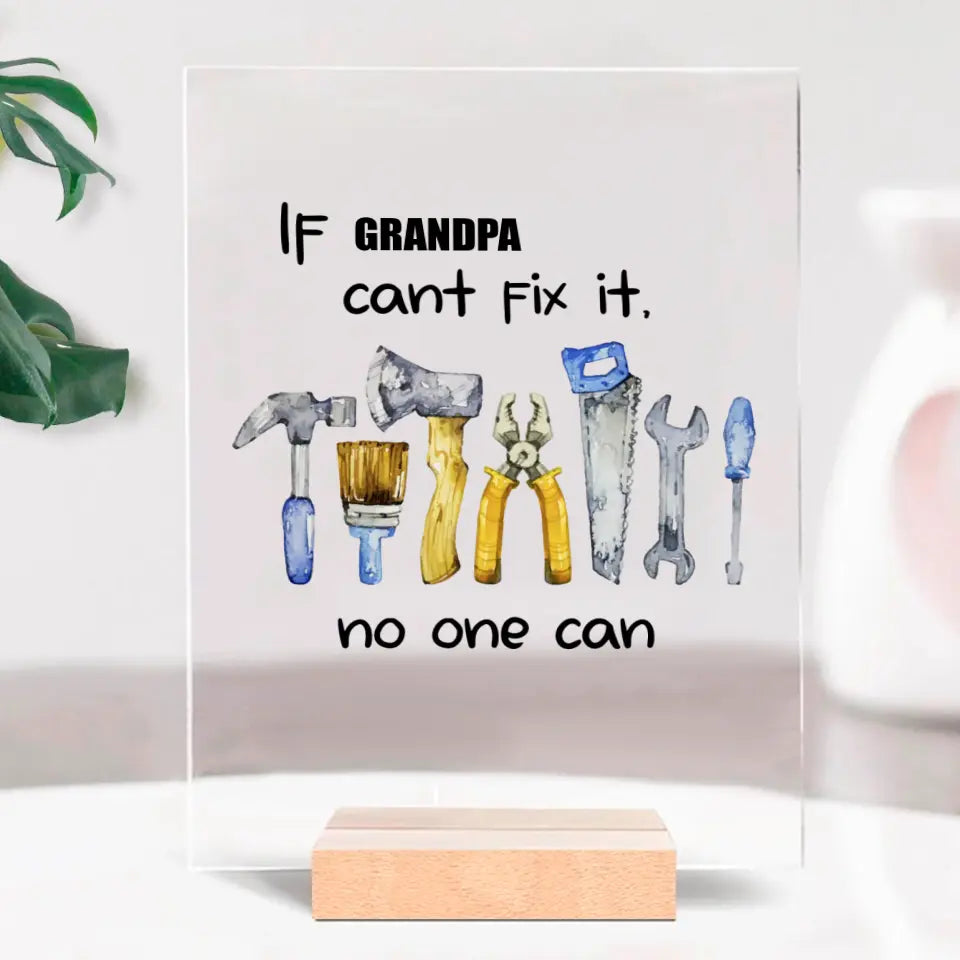 T-Shirt - If Grandpa Cant Fix It