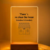 Acrylic glass - There's No Place Like House