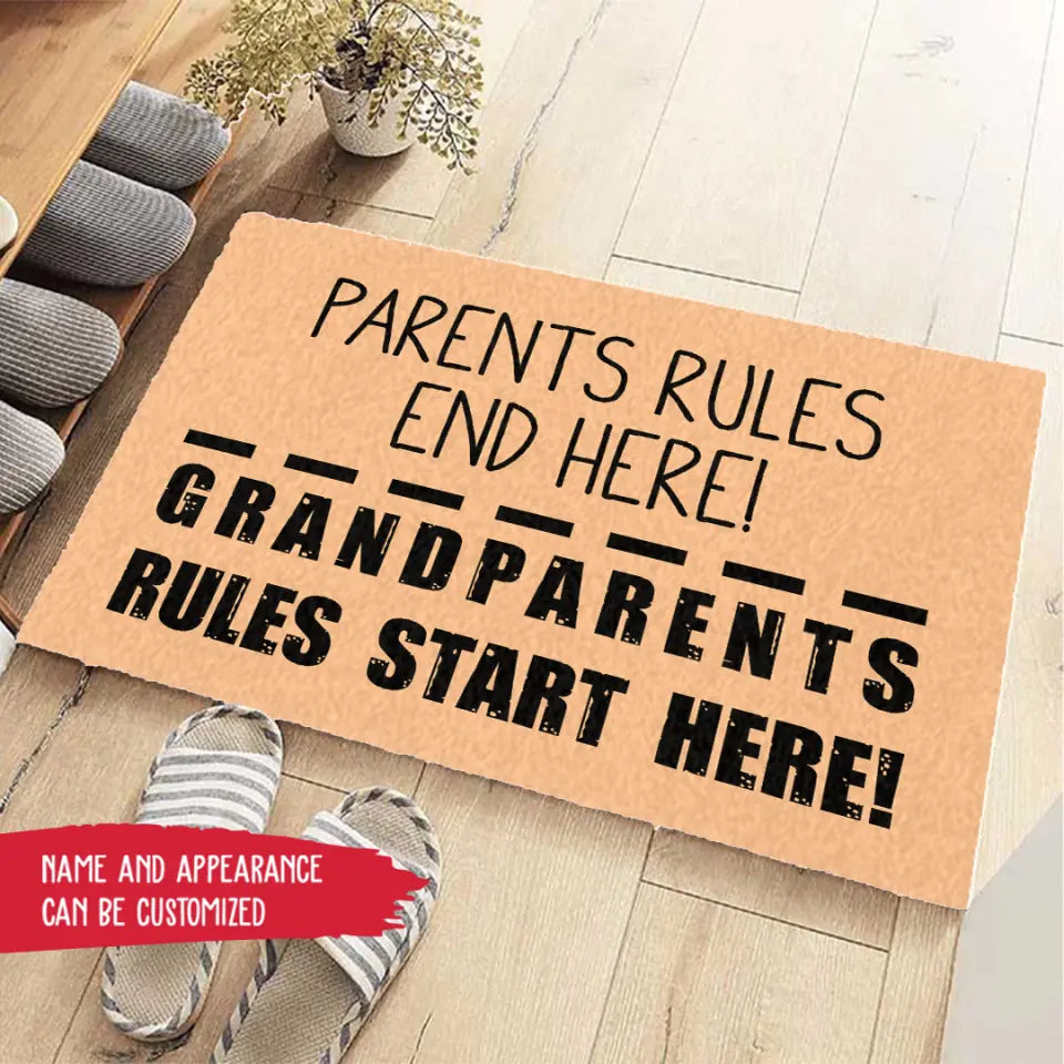 Rug - Grandparents Rules Start Here