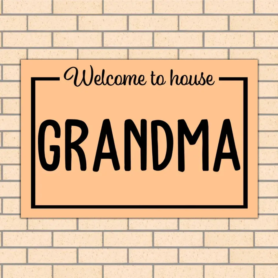 Rug - Welcome To Grandma's House