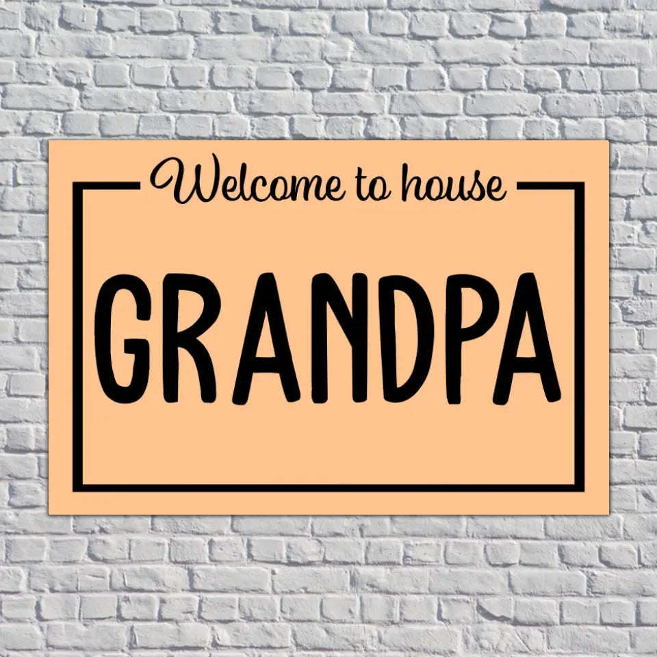 Rug - Welcome Home Grandpa