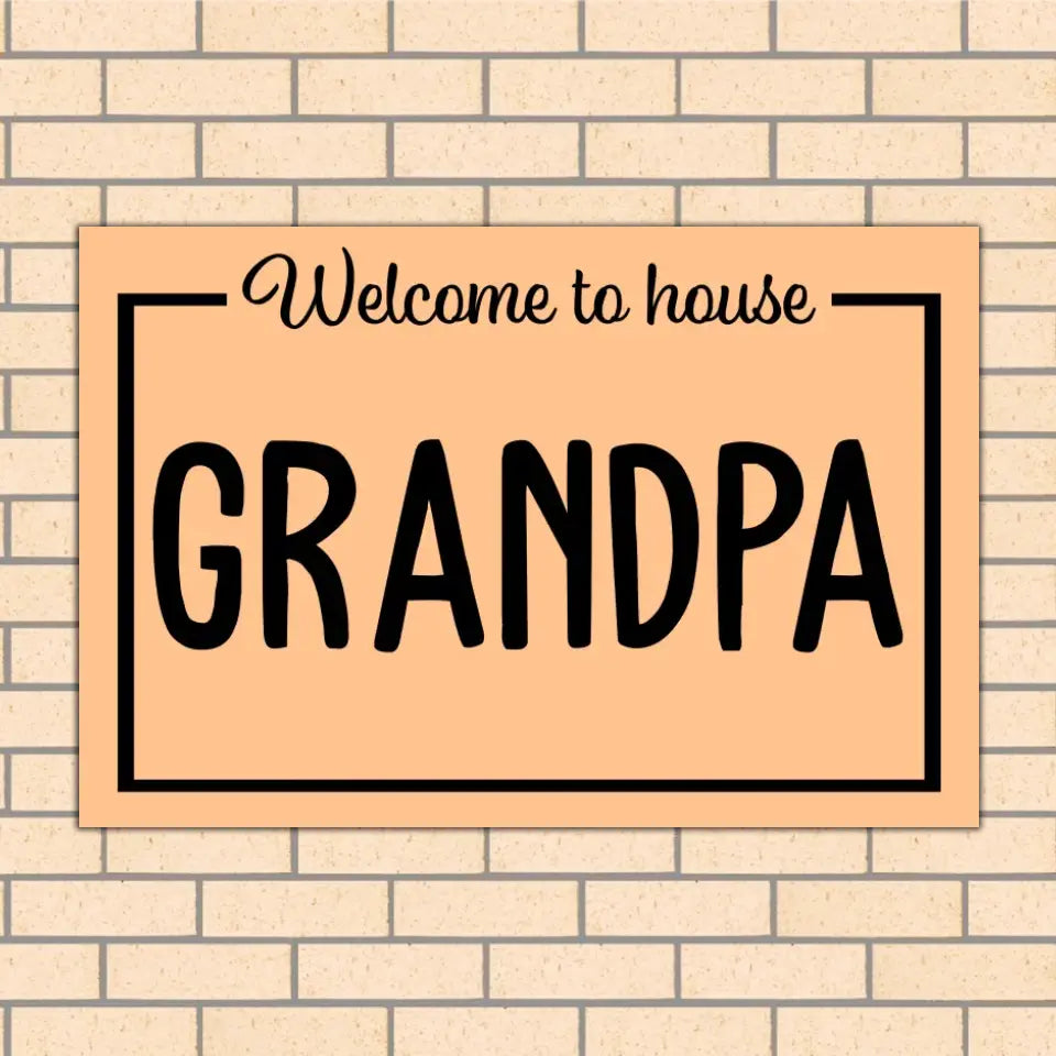 Rug - Welcome Home Grandpa