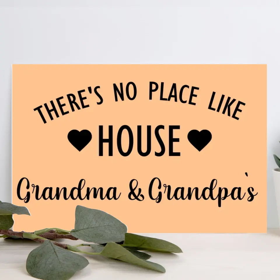 Rug - There's No Place Like House Grandma & Grandpa`s