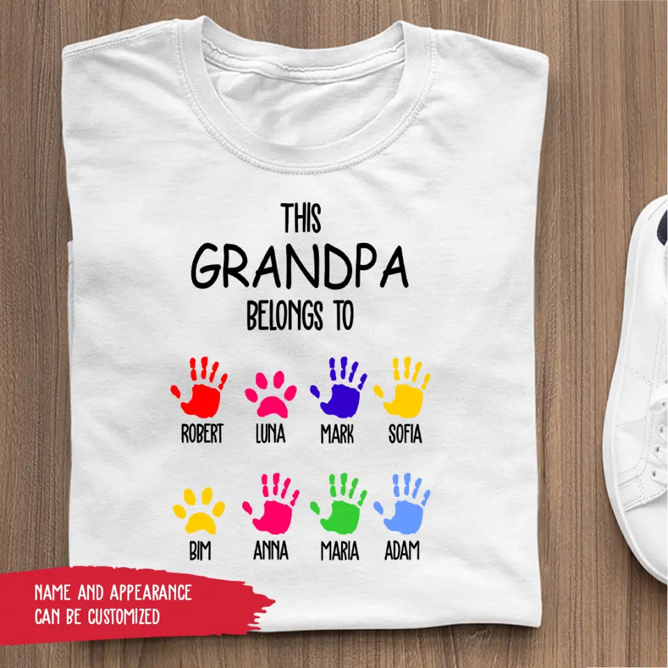 T-Shirt - This Grandfather Belongs To