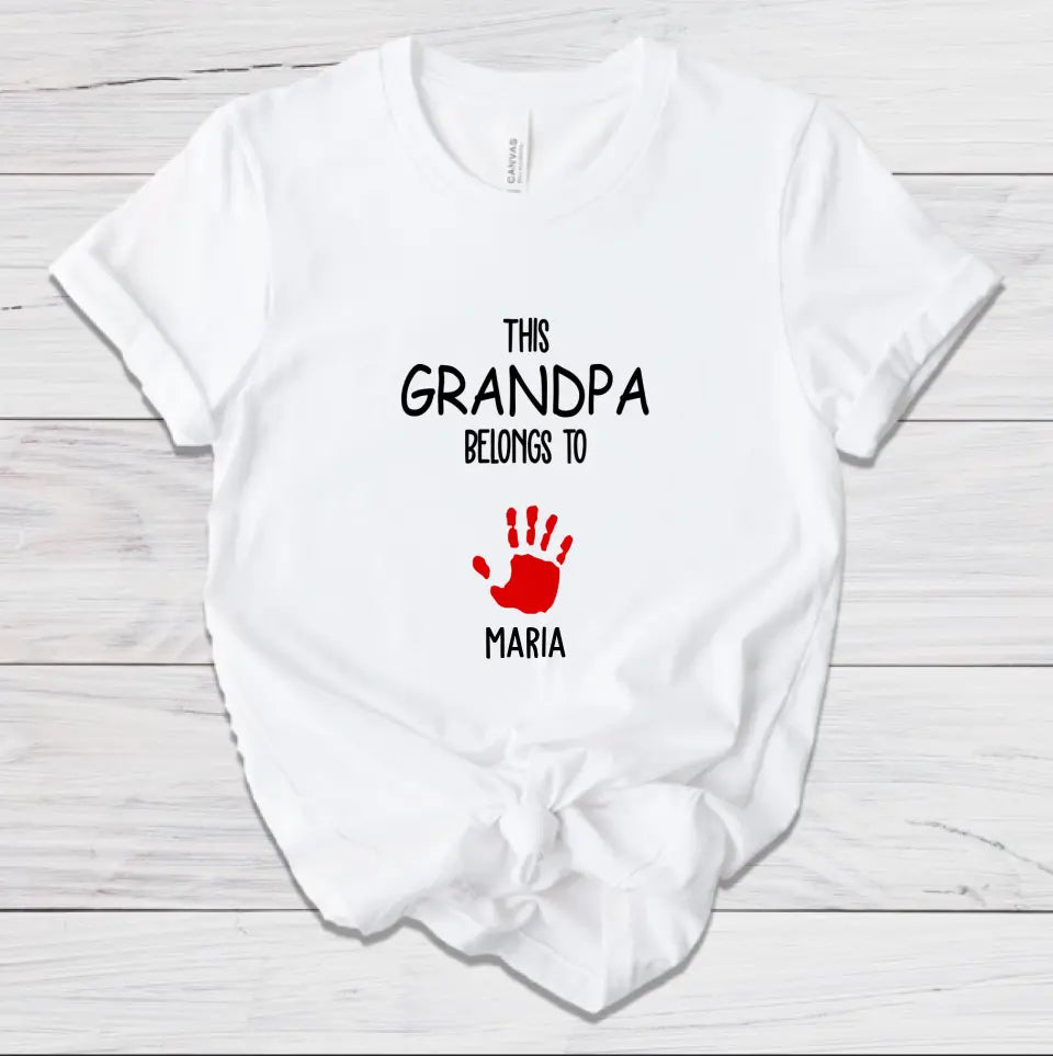 T-Shirt - This Grandfather Belongs To