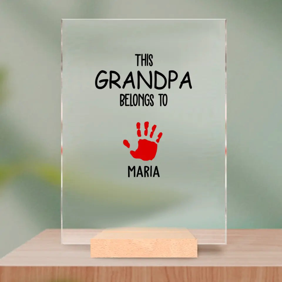 T-Shirt - This Grandfather Belongs To