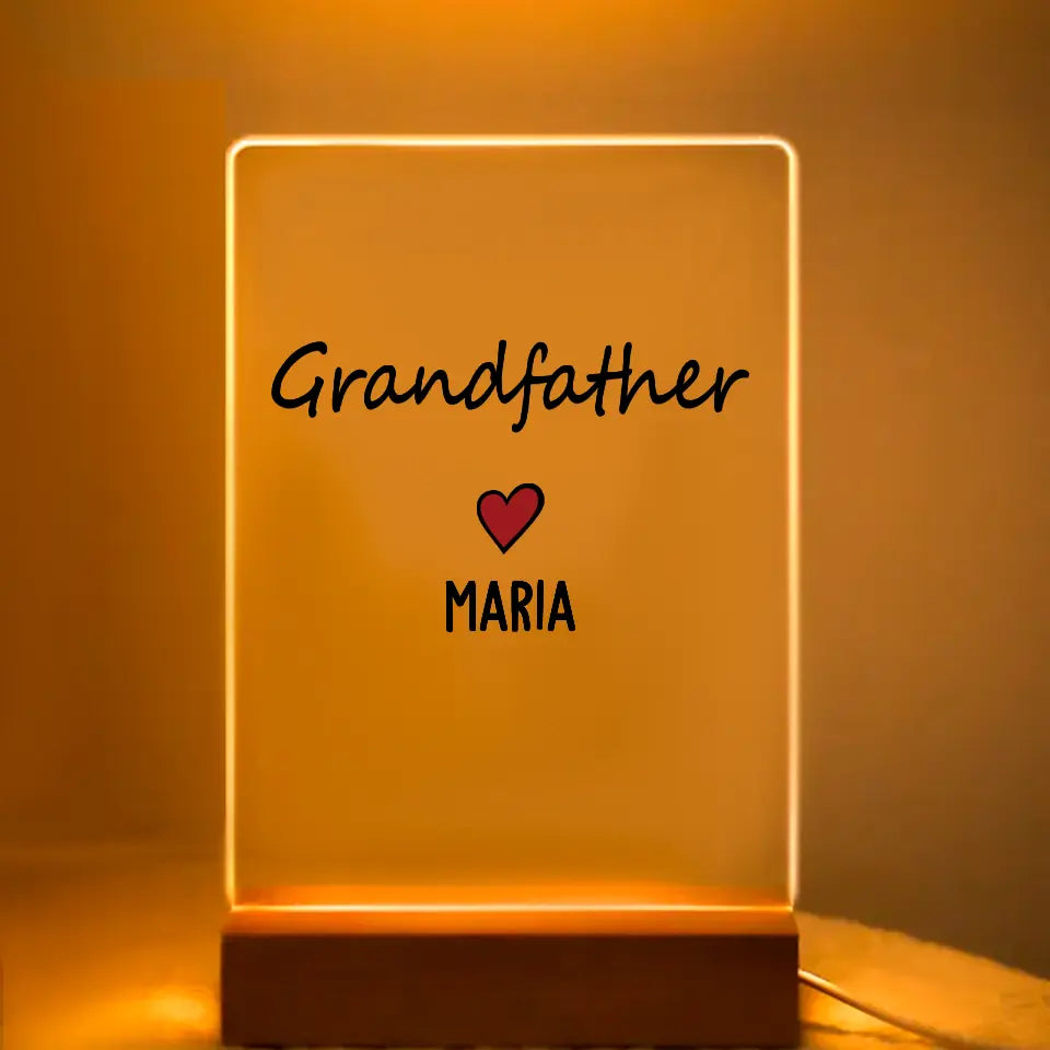 Acrylic glass - Present For Grandfather