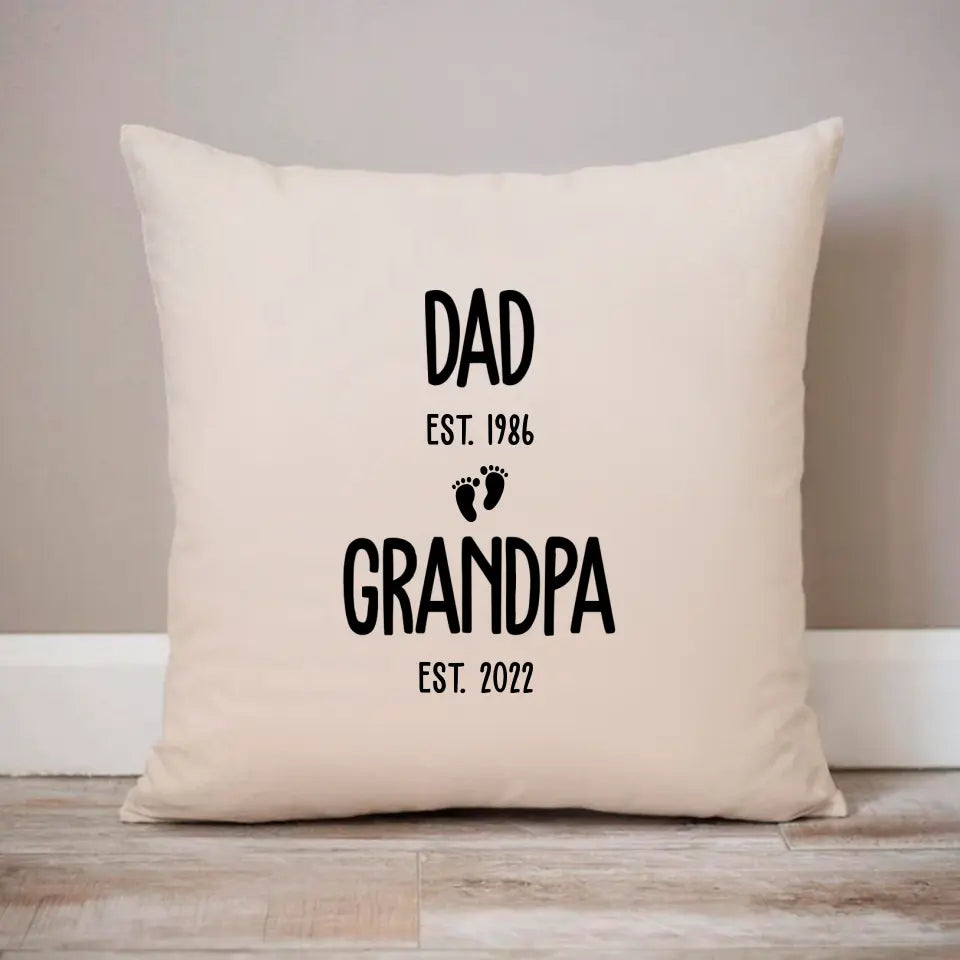 Pillow Case - Dad Est 1986