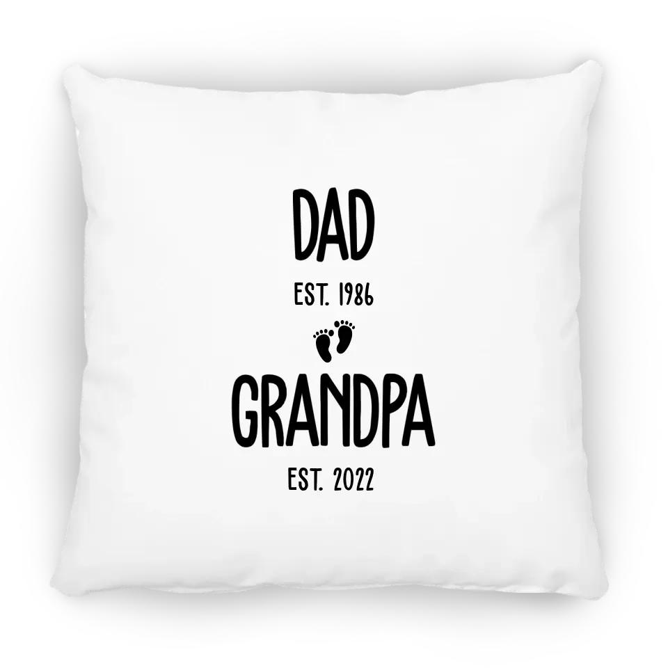 Pillow Case - Dad Est 1986