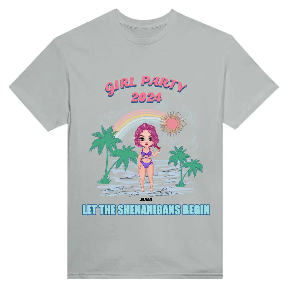 T-Shirt - Girl Party Let The Shenanigans Begin