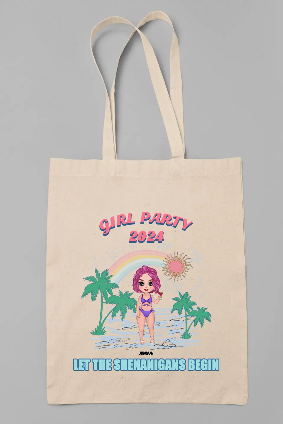 Beach Bag - Girl Party Let The Shenanigans Begin