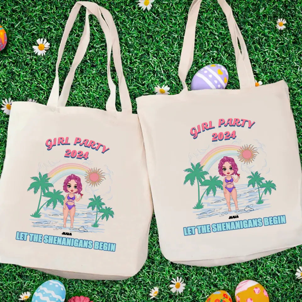 Beach Bag - Girl Party Let The Shenanigans Begin