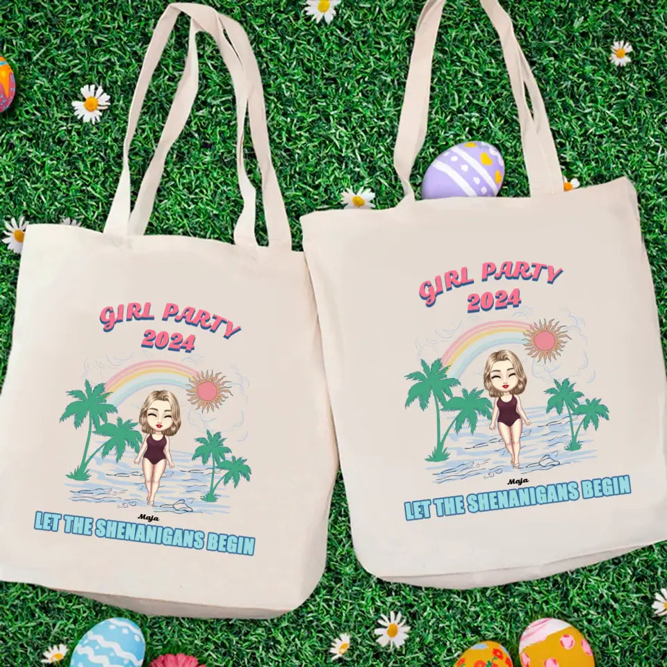 Beach Bag - Girl Party Let The Shenanigans Begin