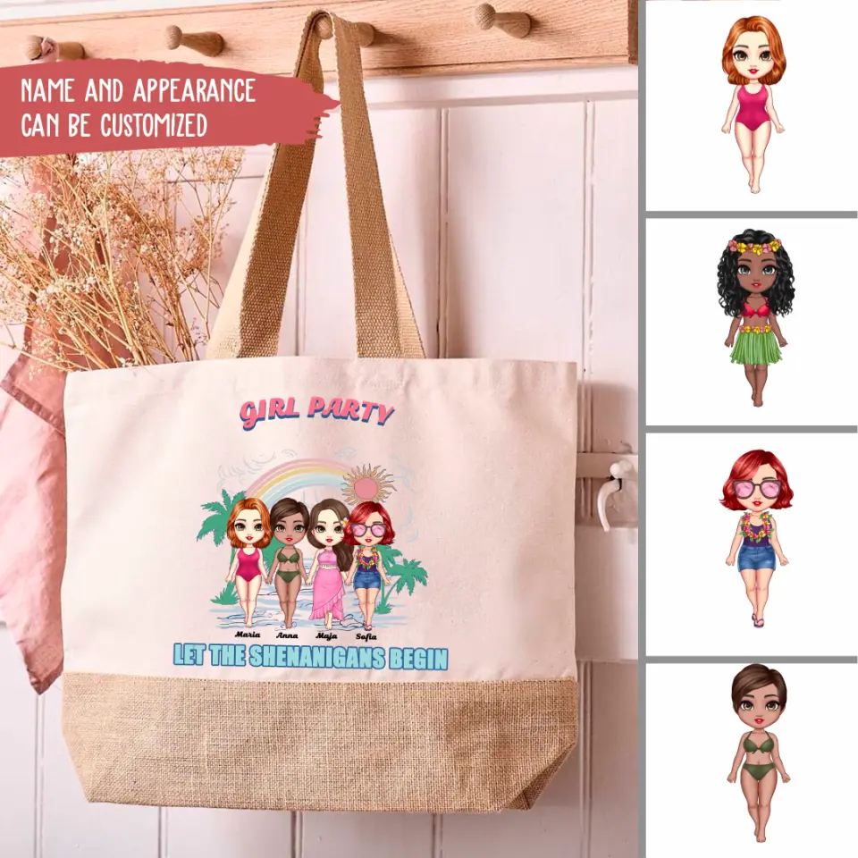 Beach Bag - Girl Party Let The Shenanigans Begin